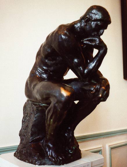 Rodin's sculpture The Thinker