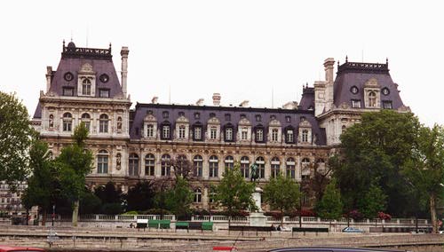 paris city hall. The Paris city hall.
