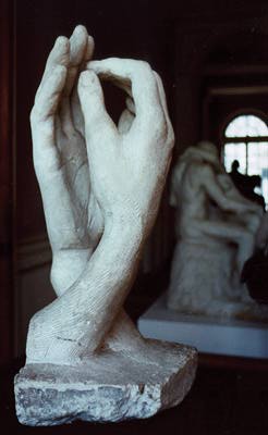 The Cathedrale, another Rodin sculpture